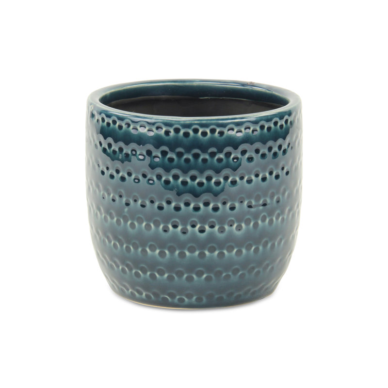 Erinn Handmade Pot Planter, 5.25" H x 5.5" W x 5.5" D