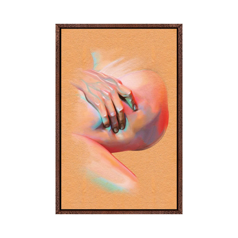 Verbindung by Nettsch - Floater Frame Print on Canvas, Classic Wood Framed