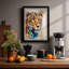 Leopard's Gaze Modern 1 Piece Single Picture Frame Wall Art-136696241-136696242