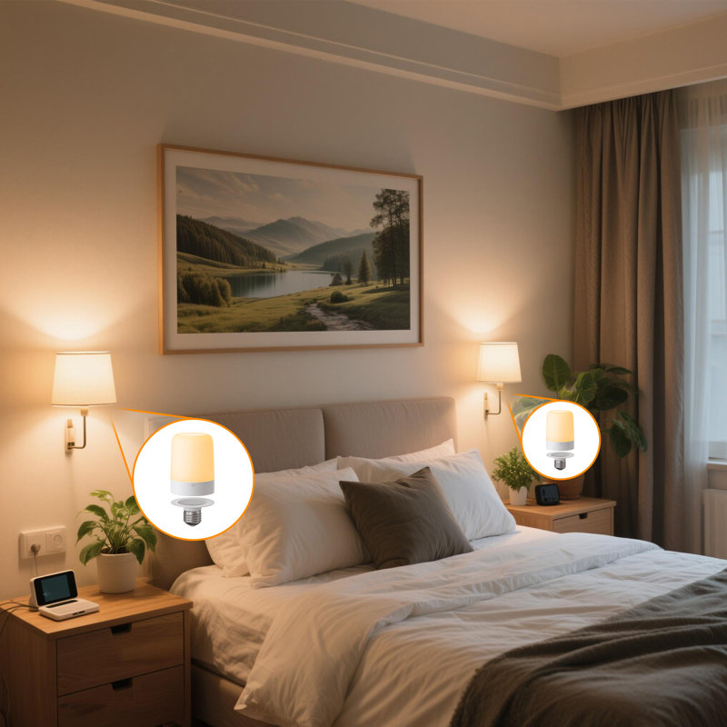 3.3In Rechargeable LED Motion-Activated Closet Light With Remote Control
