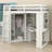 Space Saving Loft Bed with Large Wardrobe, Desk-830683773