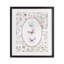 «Delicate Florals & Butterfly», reproduction encadrée sous verre, design par Christine Simpson Art-1904235316-1904235306