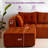 Boneless Modular Corduroy L Sectional Sofa,deep Seat Boneless Bean Bag Sofa-1764371094