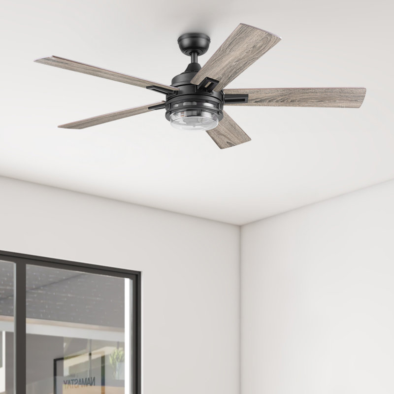 Ventilateur de plafond d'intérieur 52 po avec télécommande Myers Park et ensemble d'éclairage inclus