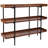 3 Shelf Storage Display Unit Bookcase with Metal Frame