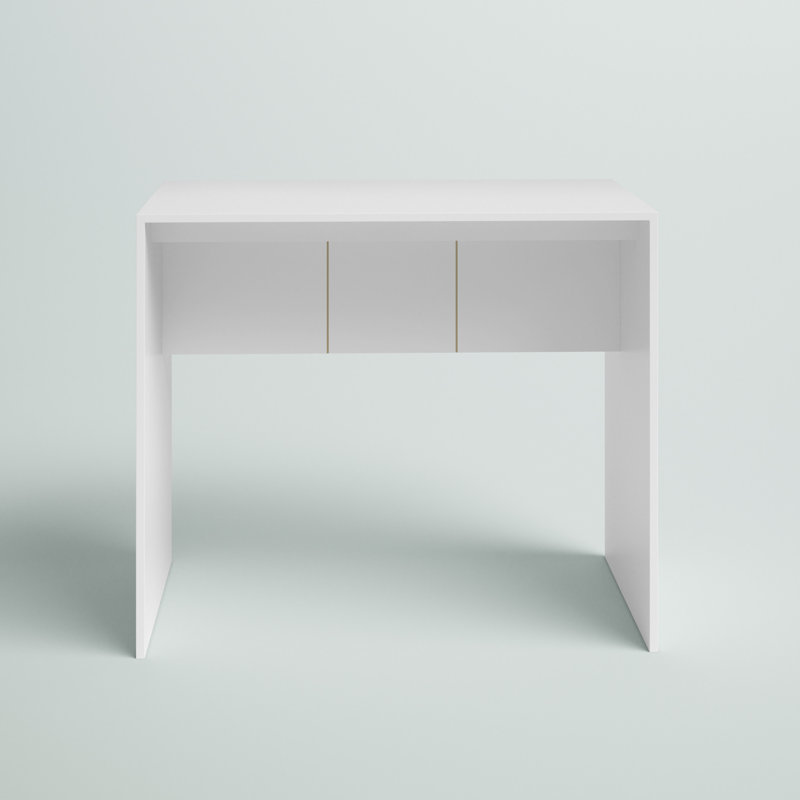 Albritton Desk, Gray, 30" H x 35.4" W x 21.3" D