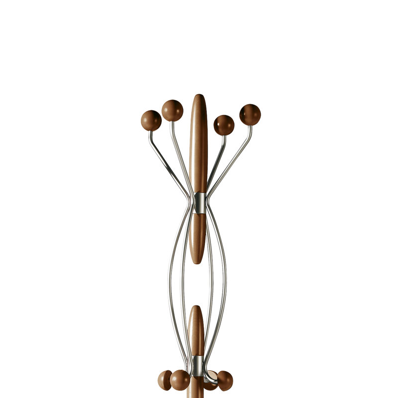 Jana Freestanding 8 - Hook Coat Rack, Cherry