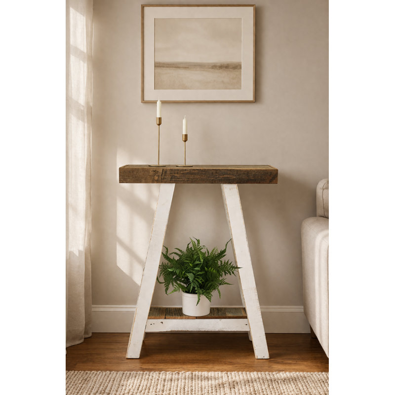 A-Frame Counter Height Console Table, 36" H x 28" W x  10" D