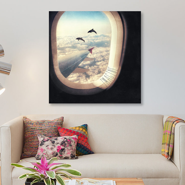 « monday rêve », impression sur toile tendue, H 12 po x l 12 po x P 0,75 po, Toile tendue, Pas de tapis