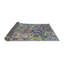 Tapis vert/mauve à motifs/brun-1747732873