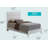 Contemporary Twin Bed In Elegant White