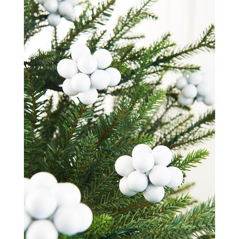 11cm Solid Colour Plastic / Acrylic Bauble, White