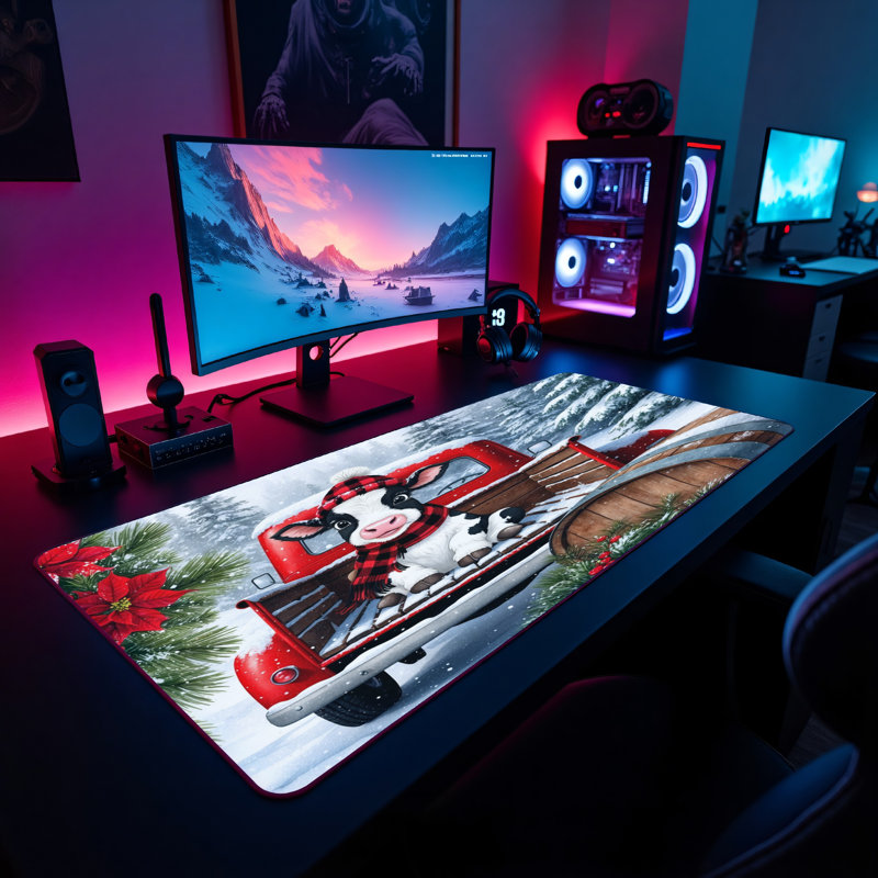 Polyester Desk Pad, 31.5x15.5