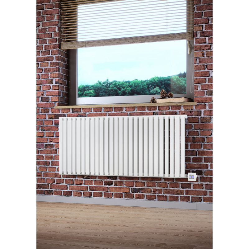 Nemo Electric Radiator, White, 53cm H x 118.5cm W