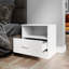142.24cm W Manufactured Wood Bedside Table