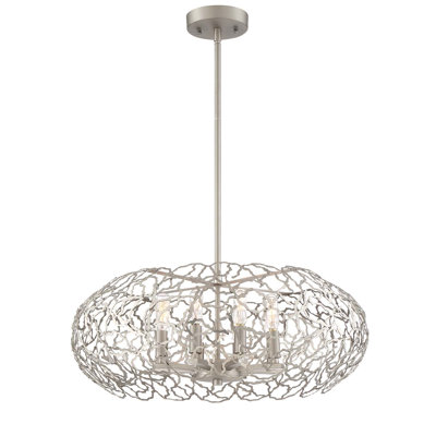 Aicha 8 - Light Dimmable Drum Chandelier