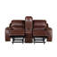 Causeuse inclinable manuelle Keily - brun foncé