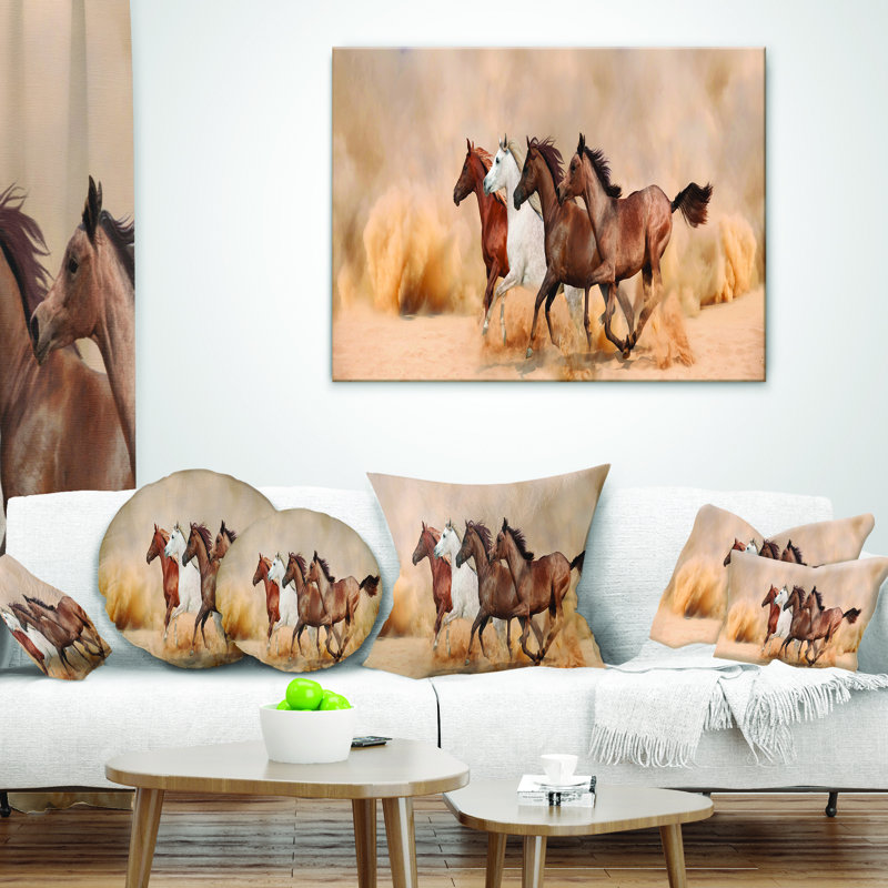 Coussin lombaire Landscape, 16 po x 16 po, Carré