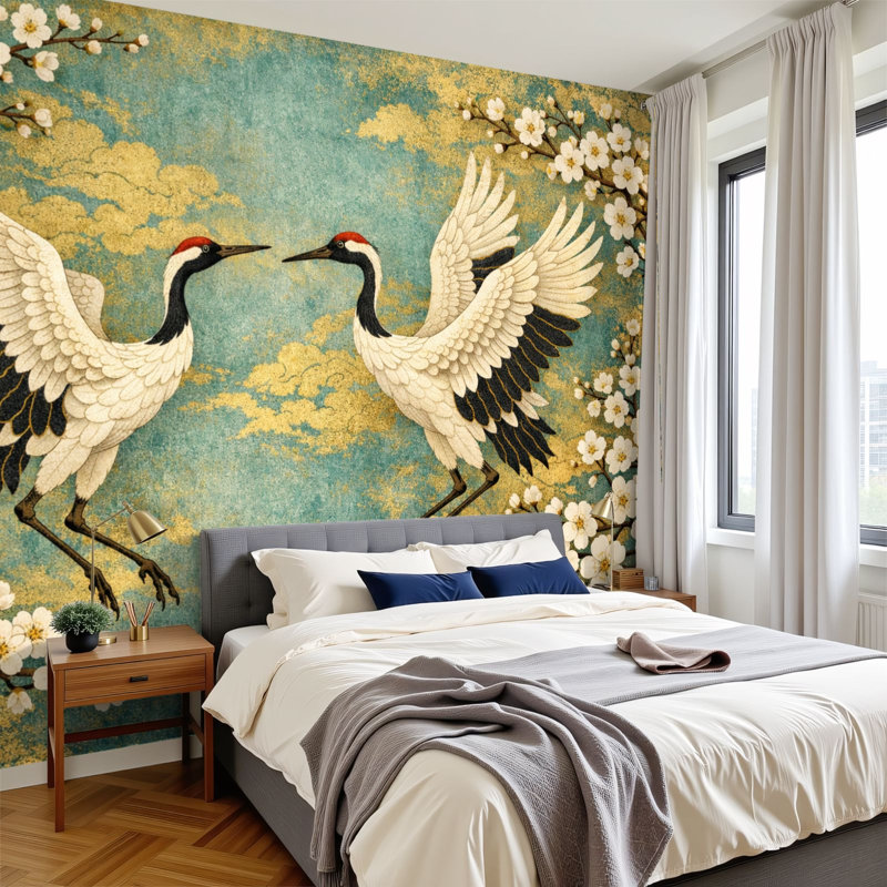 Papier peint adhésif auto-adhésif moderne pour la chambre à coucher Peel and Stick L 144 po x l 100 po, L 144 po x l 100 po