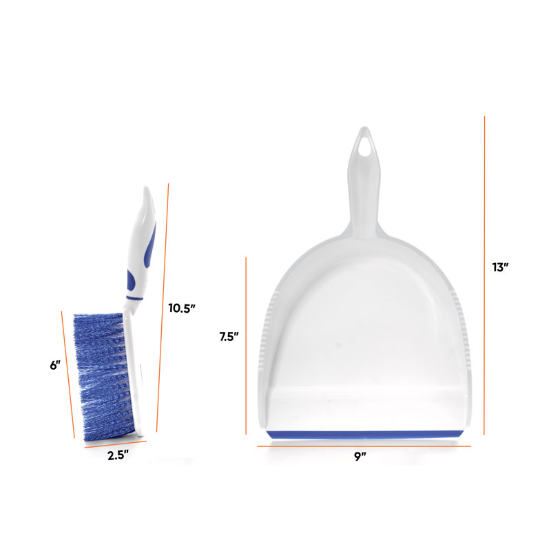 2 Piece Dustpan and Brush Set