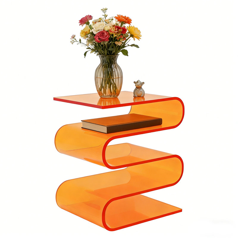 S Shape Side Table End Table