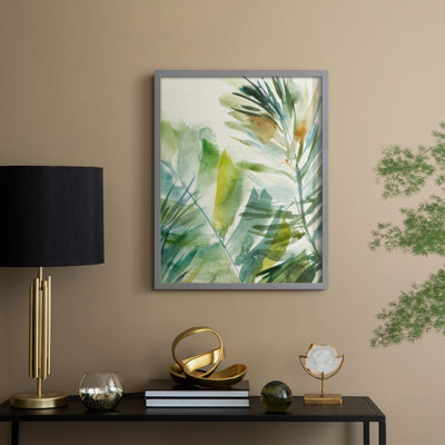 «Paradise Memory I», reproduction encadrée - bois massif