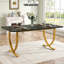 Metal Base Dining Table-1251769776