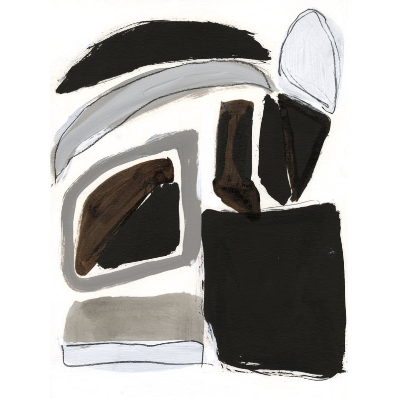 Graphic Shape Shift I by Jodi Fuchs - Wrapped Canvas Print, 122 cm H x 81 cm W