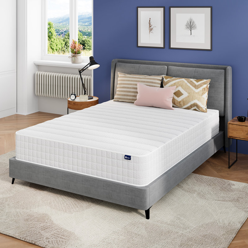Melissa 24cm Memory Foam Pocket Sprung Mattress, Double (4'6)