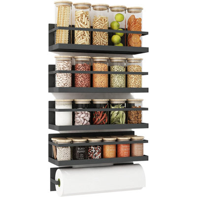 Refrigerator Magnetic Spice Rack