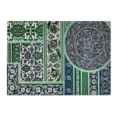 Tempered Glass a Beautiful Persian Chopping Board