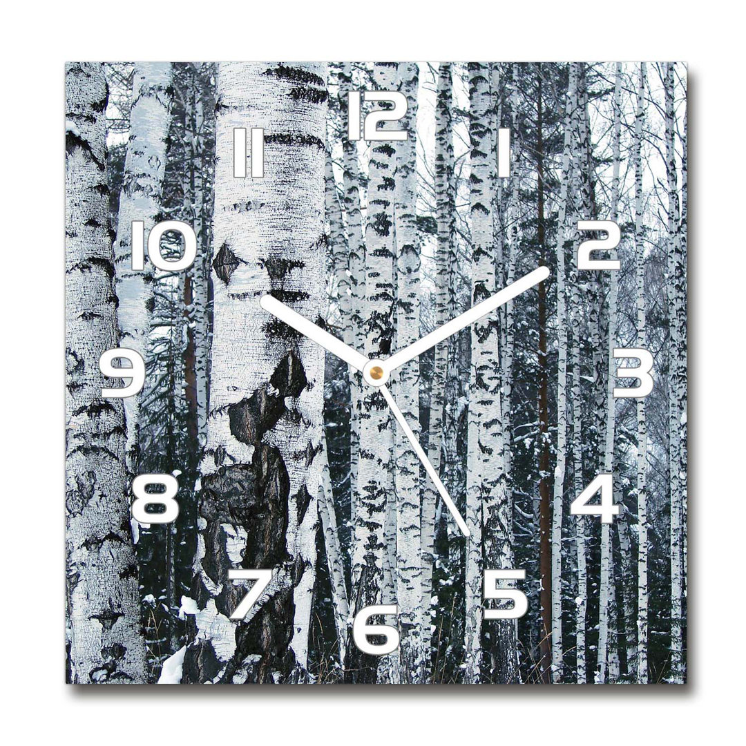 Analoge Wanduhr Birch Trees 60 cm Geräuschlos