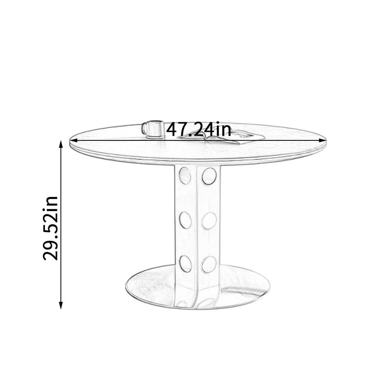 Giuseppi, Blanc, H 29,52 po x L 47,24 po x l 47,24 po