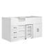 Limestone Single (3') Mid Sleeper Bed Frame with Built in Desk and Ladder-121262306