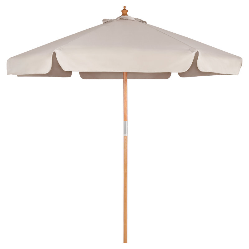 Bulfrano 220cm Market Parasol, Taupe