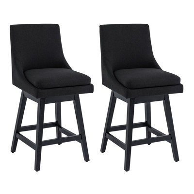 Swivel Upholstered Bar Stool