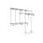 ShelfTrack 60"W - 96" W Wire Closet System Starter Kit-86694012