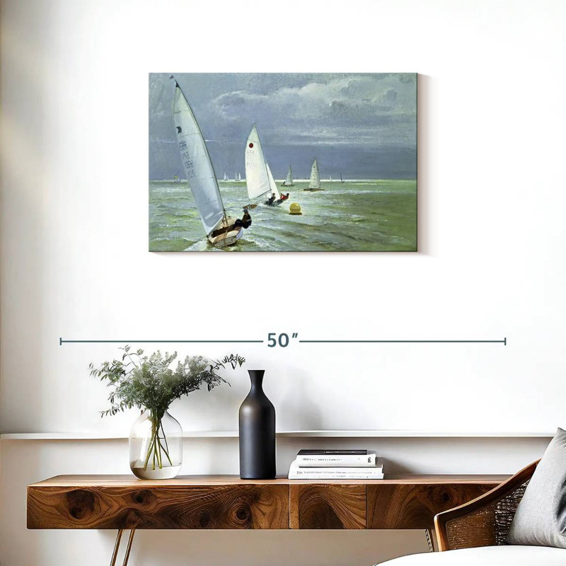 Senne autour de la bouée, H 20 po x l 30 po