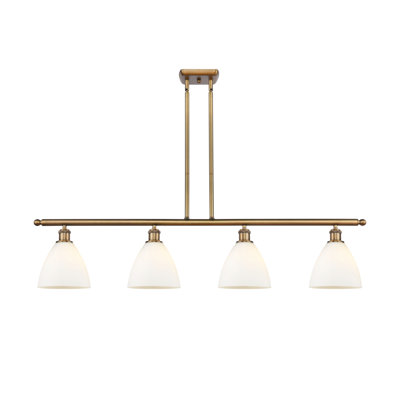 Luminaire suspendu linéaire à 4 lumières pour îlot de cuisine Amillya