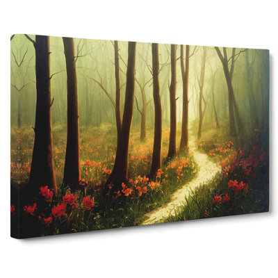Ravishing Spring Forest - Wrapped Canvas