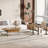 Oval Coffee Table with Drawers