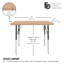 ECR4Kids® 36 "x 24" Table d’activité rectangulaire-92311989