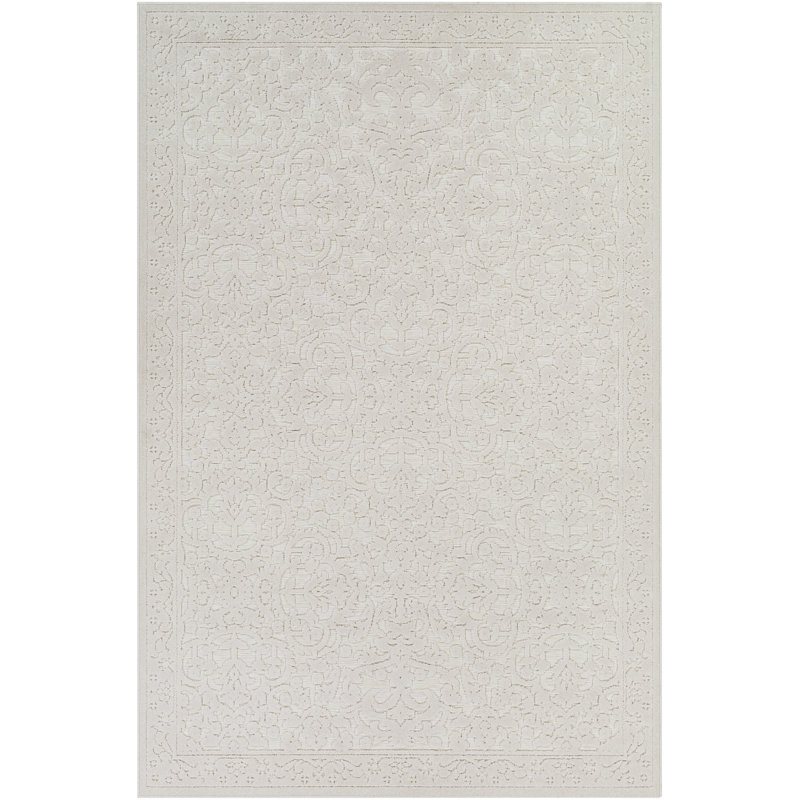 Emert Floral Indoor / Outdoor Rug, Rectangle 2' x 2'11"