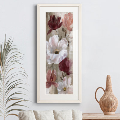 Peinture sur papier encadrée