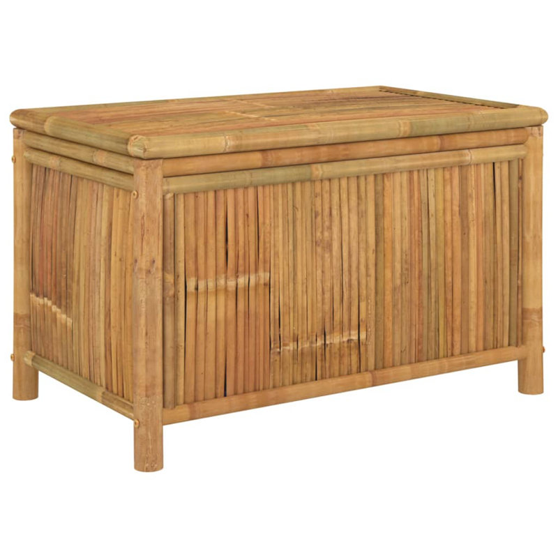 Water Resistant Bamboo Deck Box in Brown, 35.4" x 20.5" x 21.7"