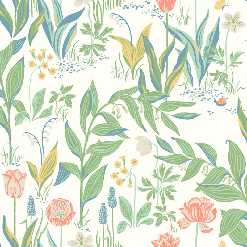Papier peint avec jardin Borástapeter