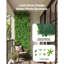 Mur de plantes artificielles, panneaux de buis artificiels de 40 x 120 po, clôture de haie d'intimité avec toile de fond de protection solaire, écran de gazon artificiel pour le mariage, jardin intérieur, extérieur, cour (1 PC)