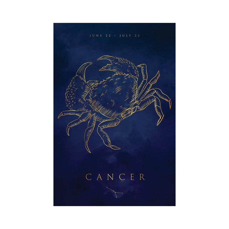 Cancer by Cornel Vlad - Wrapped Canvas Gallery-Wrapped Canvas Giclée, 101.6 cm H x 66.04 cm W x 1.91 cm D