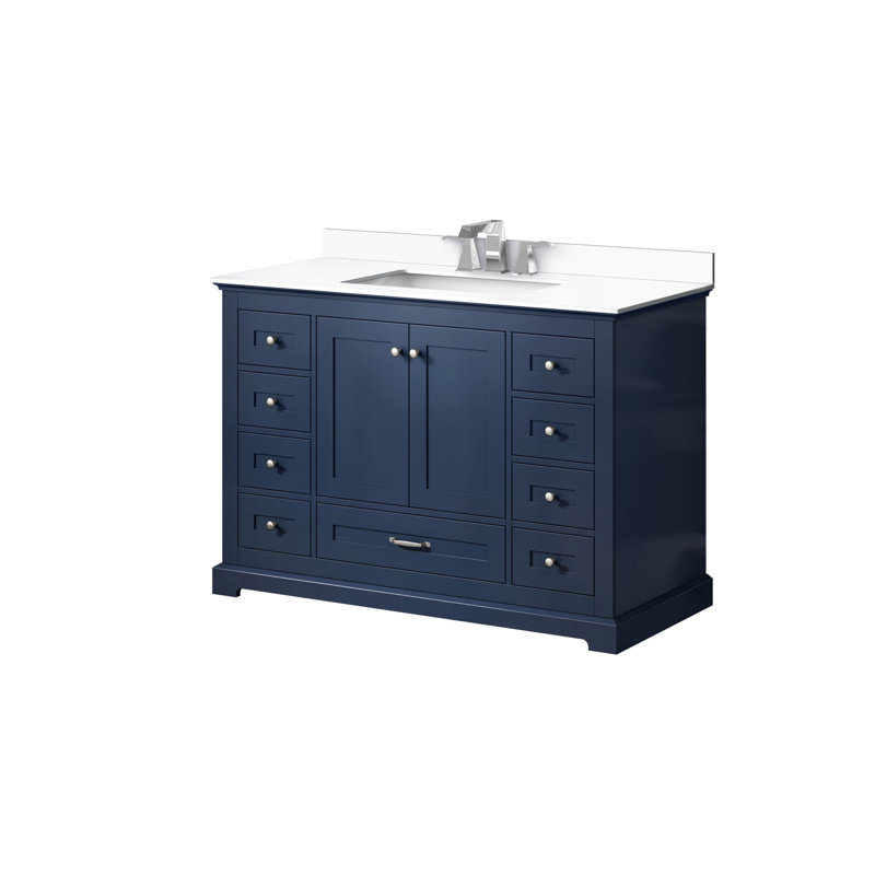 Single Bath Vanity with Quartz Top