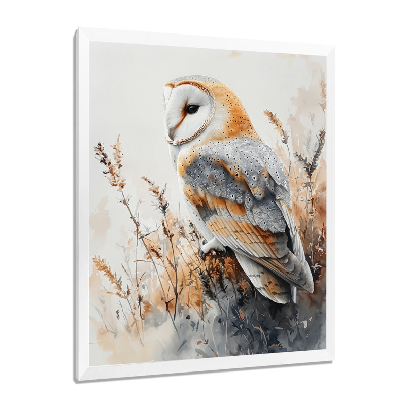 Fevbas - animaux, impressions sur toile, H 20 po x l 12 po, Reproduction encadrée d'une seule photo, Blanc